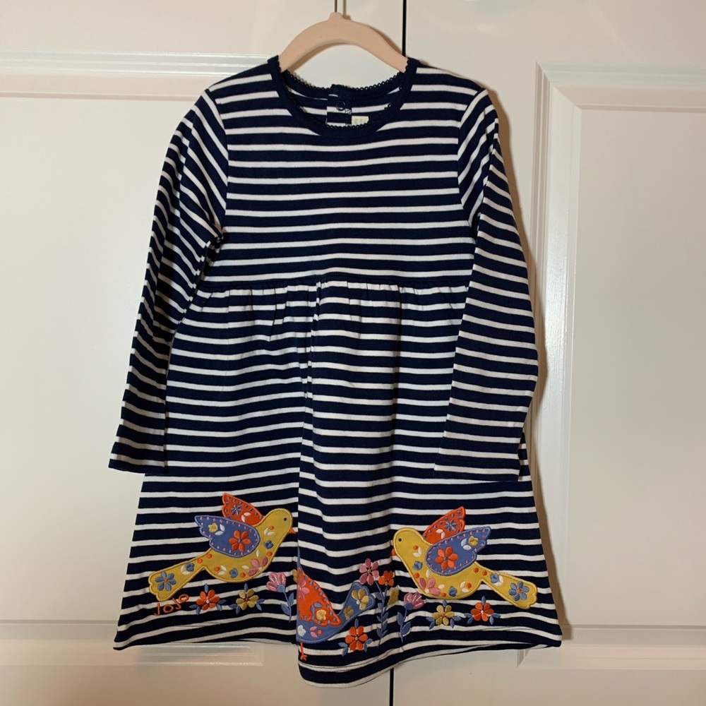 Jojo Maman Bebe girl play dress navy